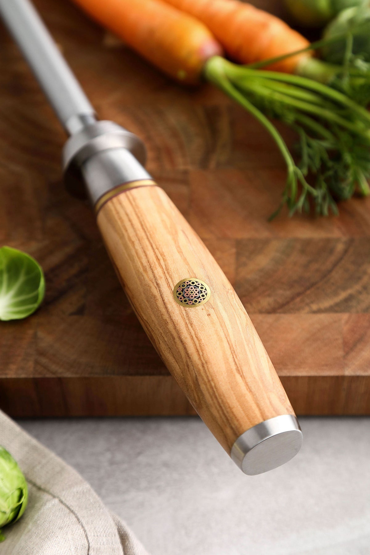 XINZUO Lan Series High Carbon Steel Diamond Sharpener Rod