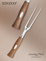 XINZUO Carving Fork/Meat Fork/Dual-Prong Carving & BBQ Fork-Jiang Series