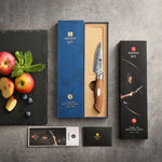 XINZUO 3.5 inches 67 Layers Japanese AUS-10 Damascus Steel Paring knife-Jiang Series