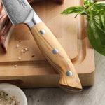 XINZUO Bone Fillet Knife - Triple-Layer Composited Steel with Olive Wood Handle, Razor Sharp & Ergonomic Design-PIN Series