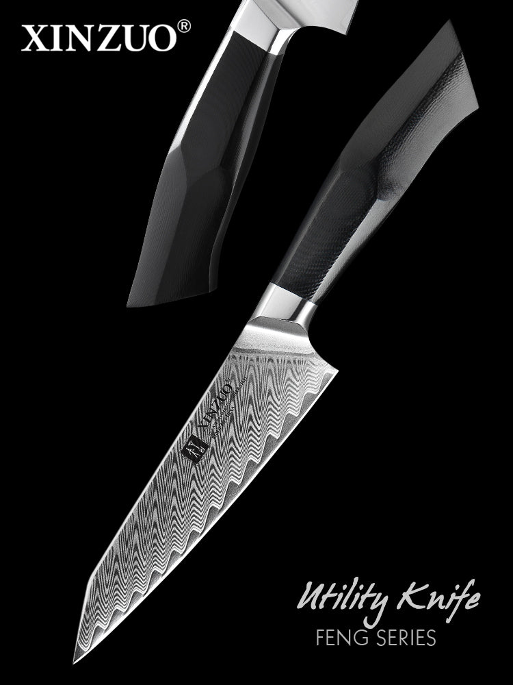 XINZUO YI SERIES 5 inch Utility Knife – XINZUO CUTLERY