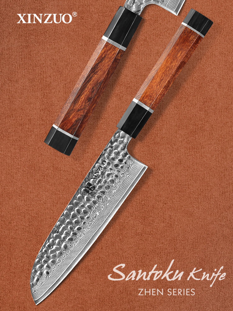 Xinzuo Zhen Series Santoku Knife Review: Chinese VG10 - ChefPanko