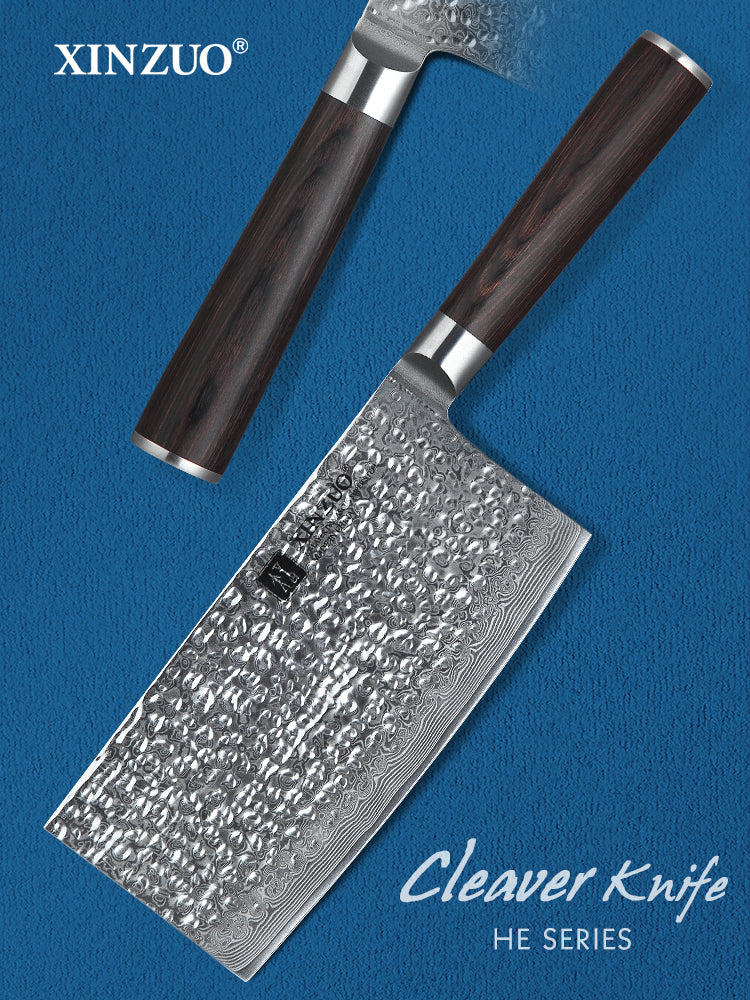 XINZUO HE SERIES 7 inch Big Cleaver Meat Knife – XINZUO CUTLERY