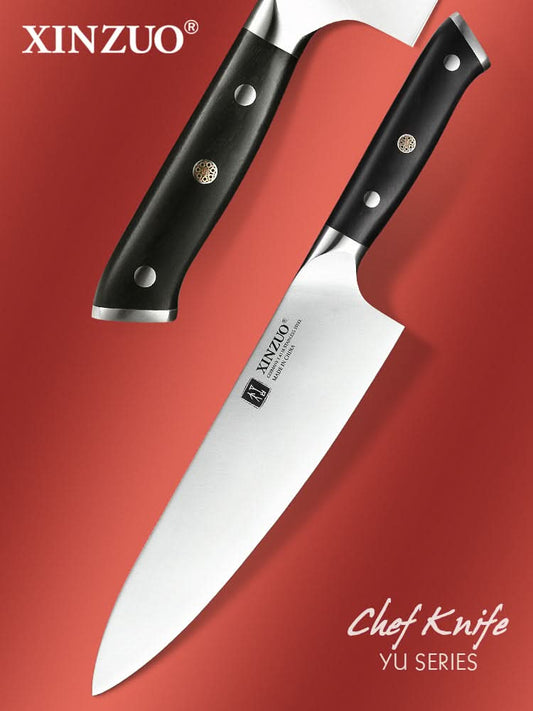 XINZUO YU SERIES Stainless Steel 8.5'' inch Chef Knife