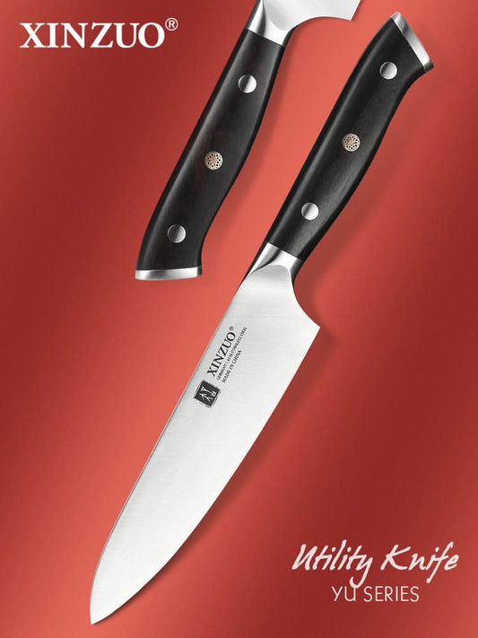 XINZUO YU SERIES Stainless Steel 5'' inch Utility Knife