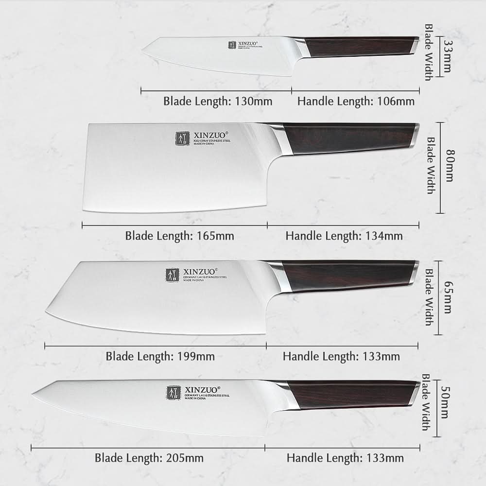 XINZUO RUI SERIES 5Pces Kitchen Knife Set
