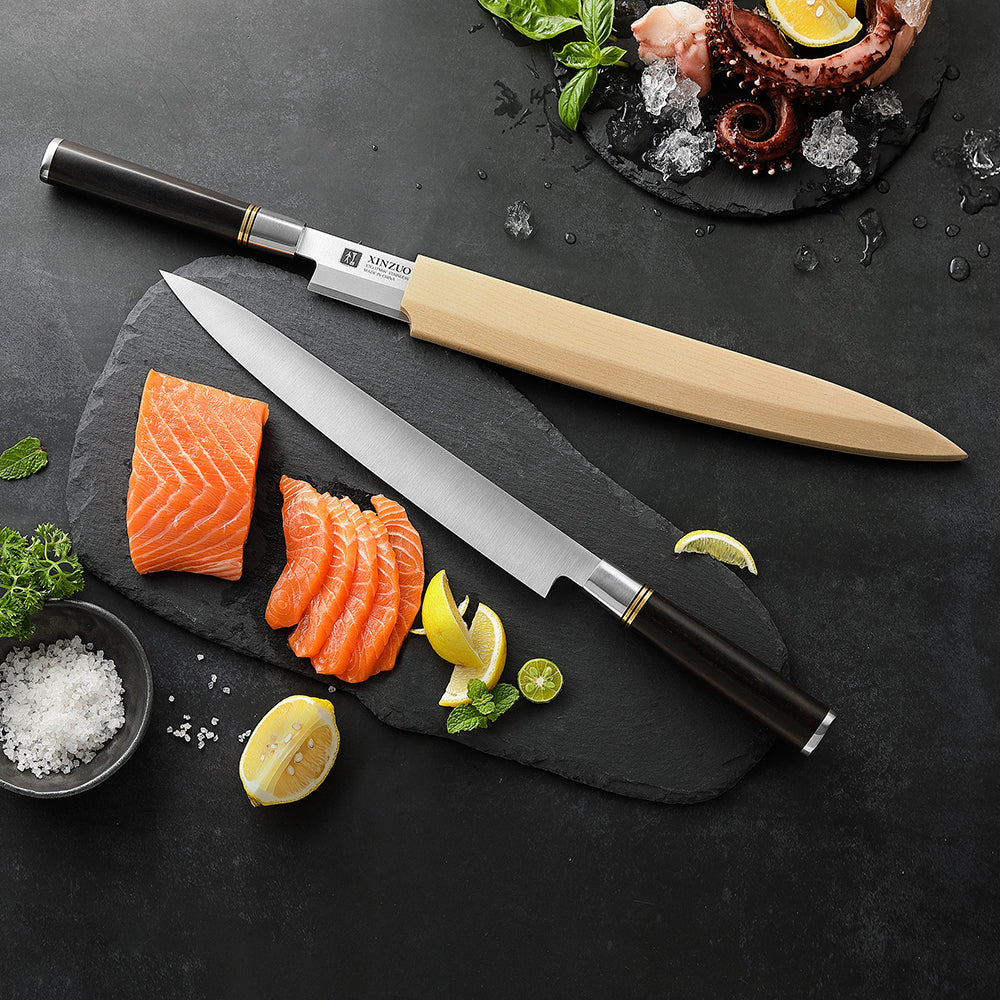 XINZUO He Series Forged Steel 27cm Sashimi Knife – XINZUO CUTLERY