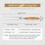 XINZUO Lan Series High Carbon Steel 6 inches Carving Fork