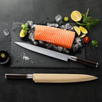 XINZUO He Series Forged Steel 30cm Sashimi Knife
