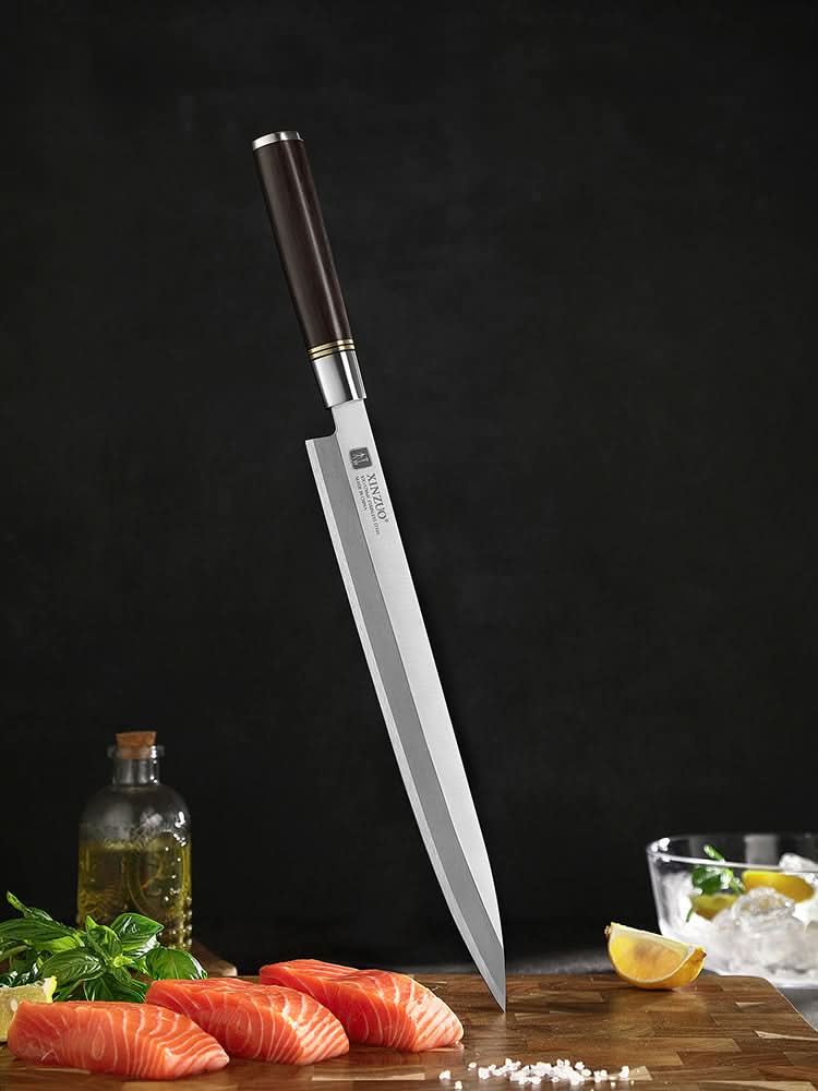 XINZUO He Series Forged Steel 30cm Sashimi Knife