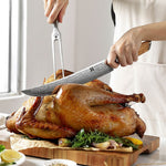 XINZUO Lan Series 73 Layers Damascus Powder Steel 10 inch Carving Knife