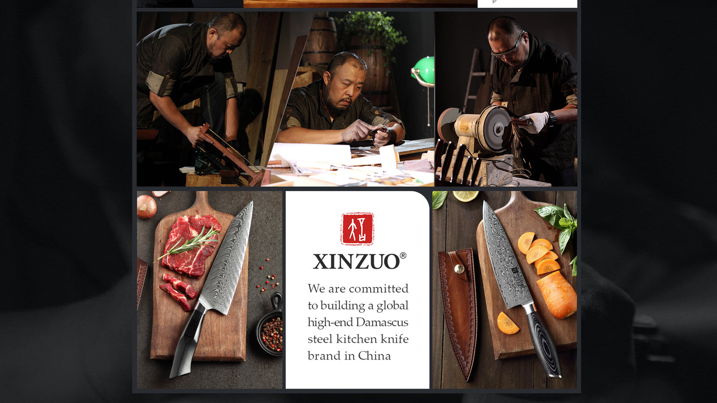 XINZUO, a good knife for every chef to make better food.