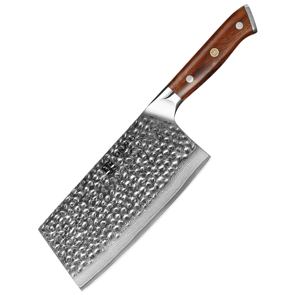XINZUO YU STRIA HAMMER DAMASCUS 7'' in Cleaver Knife