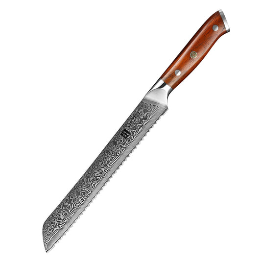 XINZUO YU SERIES 9'' inch Serrated Knife