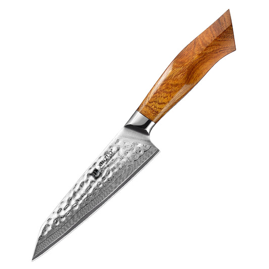 XINZUO FENG STRIA HAMMER DAMASCUS SERIES 5'' inch Utility Knife