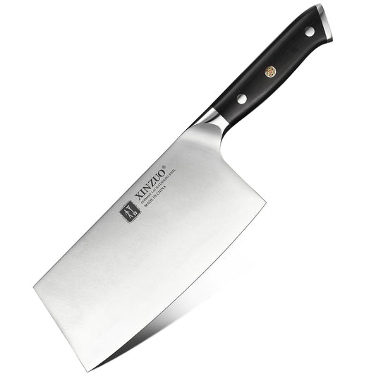 XINZUO YU SERIES Stainless Steel 7‘’ inch Cleaver Kitchen Knife