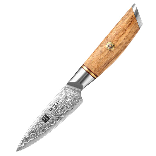 XINZUO Lan Series 73 Layers Damascus Powder Steel 3.5 inchs Paring Knife