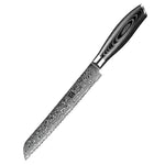 XINZUO 8 Inch 67 Layers Damascus Steel Bread Knife-Ya Series