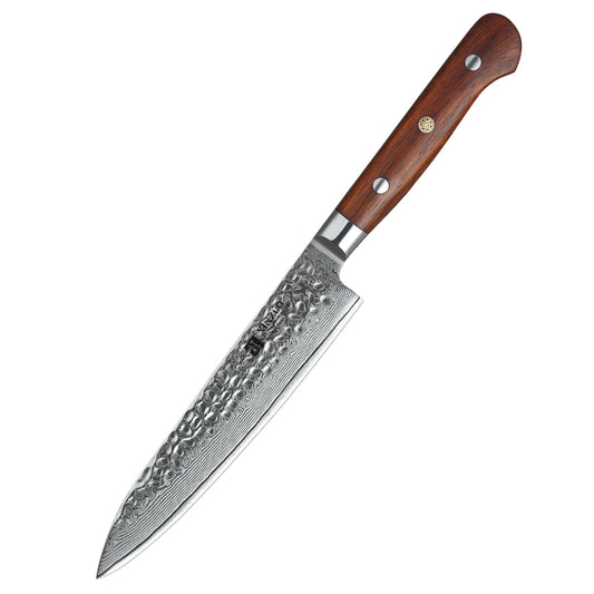 XINZUO YUN DAMASCUS SERIES 6'' inch Utility Knife