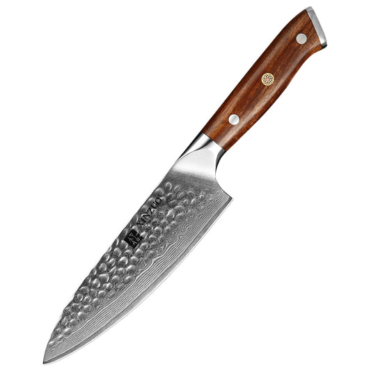 XINZUO YU STRIA HAMMER DAMASCUS 6.5" inch Chef Knife