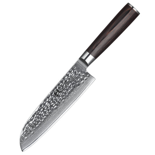 XINZUO HE SERIES 7 inch Santoku Knife