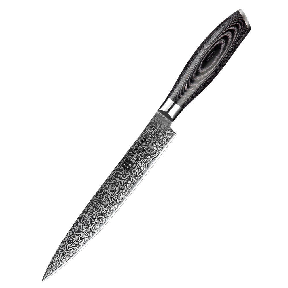 XINZUO 8 Inch 67 Layers Damascus Steel Carving Knife -Ya Series