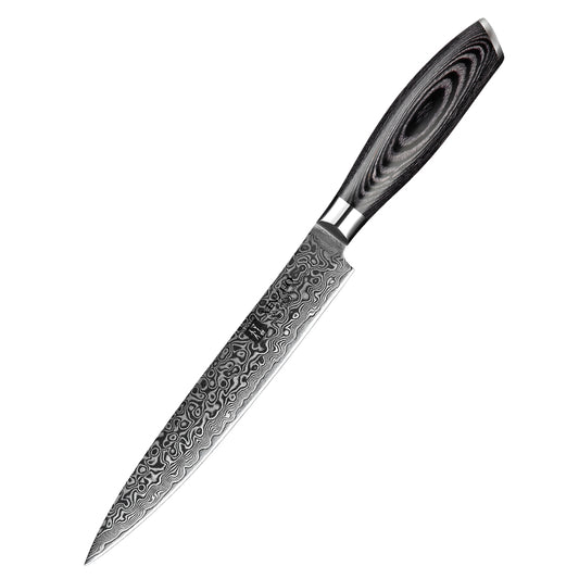 XINZUO 8 Inch 67 Layers Damascus Steel Carving Knife -Ya Series