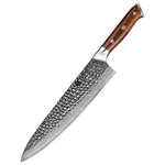 XINZUO YU STRIA HAMMER DAMASCUS 10'' inch Chef Knife