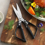 XINZUO 1PC Multifunctional Kitchen Knife 14C28N Stainless Steel Hardness 56-58HRC