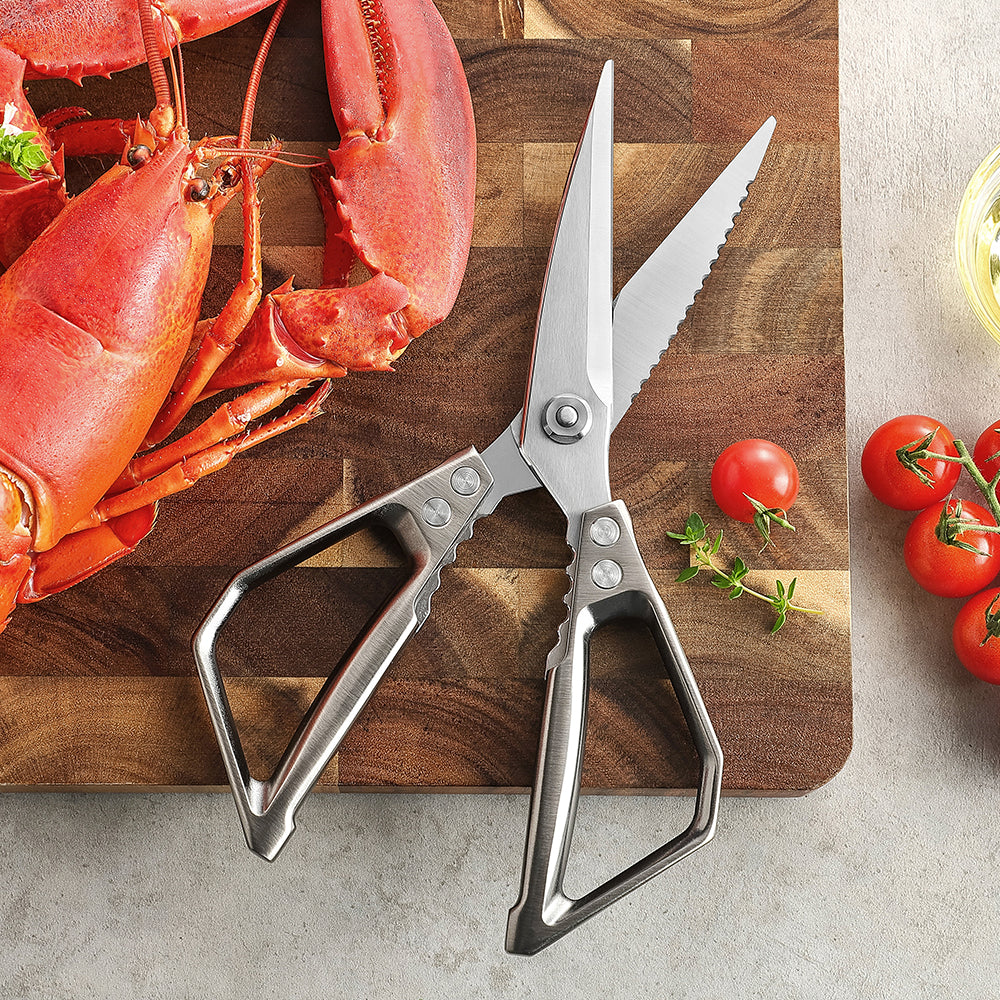 XINZUO 1PC Kitchen Knife Multifunctional & Innovative Design 14C28N Stainless Steel Aluminum Alloy Handle