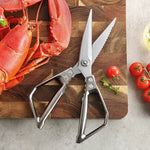 XINZUO 1PC Kitchen Knife Multifunctional & Innovative Design 14C28N Stainless Steel Aluminum Alloy Handle