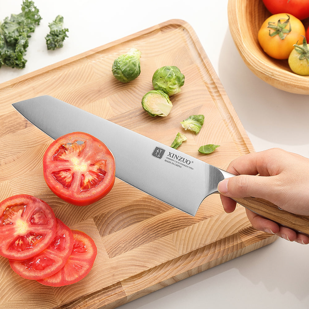 XINZUO 8.3 Inches Bunka Knife Super Steel German Stainless Steel Ingenious Hand-polished Ergonomic Handle