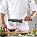 XINZUO Professional 67-Layer Damascus Steel Chef's Knife – Classic Japanese Handle, Ultra-Sharp 15° Edge