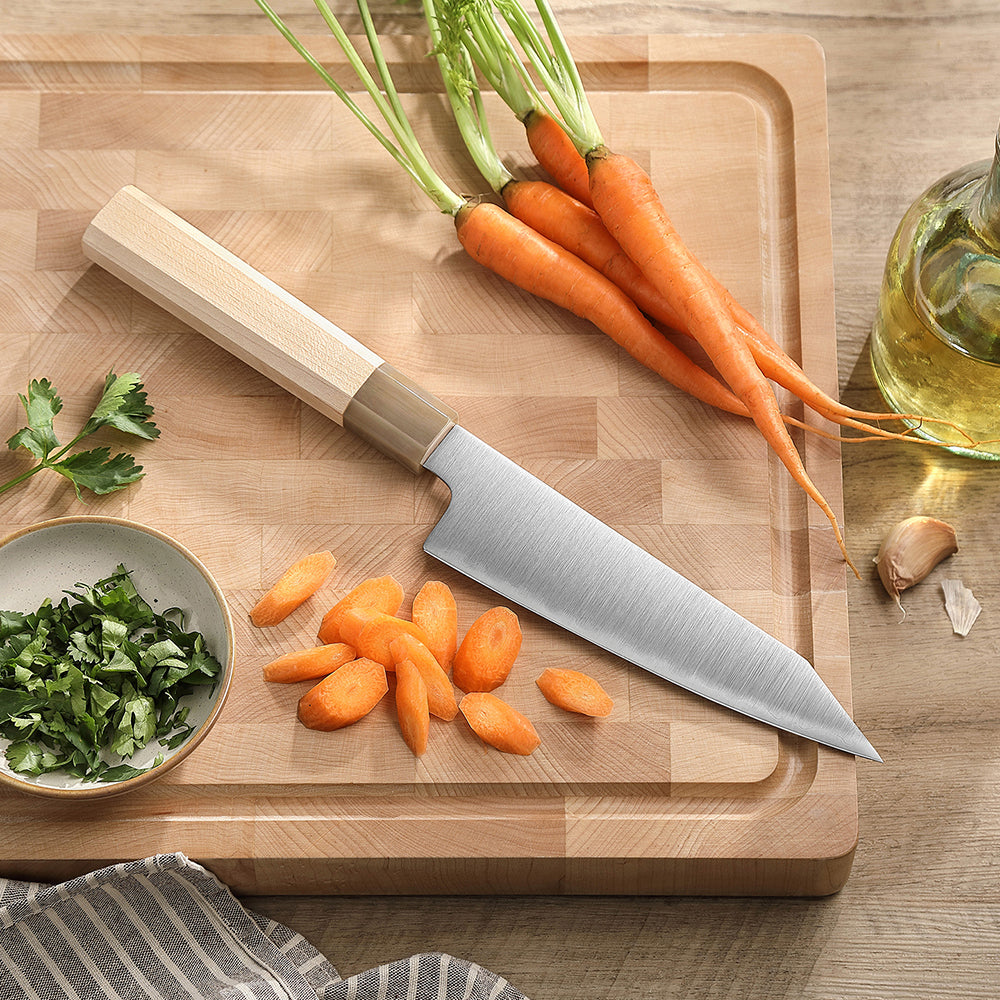 XINZUO Multifunctional 6.5-inch Bunka Knife 3 Layers Composite Steel Ergonomic handle
