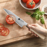 XINZUO Professional 7.1-inch Handmade Japanese Bunka Knife,Aogami No.2 Carbon Steel 3-Layer Composite Blade
