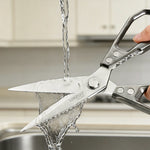 XINZUO 1PC Kitchen Knife Multifunctional & Innovative Design 14C28N Stainless Steel Aluminum Alloy Handle
