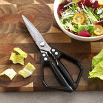 XINZUO Multi-Functional Kitchen Scissors 119 Layers Damascus Steel Iridescent Finish-Effort-saving Design