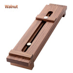 XINZUO Adjustable Solid Wood Whetstone Sharpening Stand, Extendable Walnut & White Oak Sharpening Holder for Kitchen Knife Sharpening, Sink Mount Stable Sharpening Support Stand