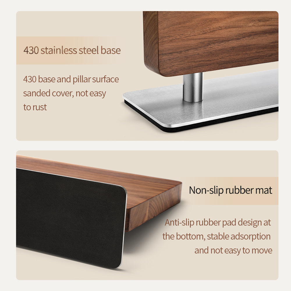 XINZUO Magnetic Knife Block Larger Area and Stronger Suction Force