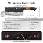 XINZUO 7 Inches 67 Layers Black Damascus Steel Santoku Knife with  Burnt Oak Handle MO-Series