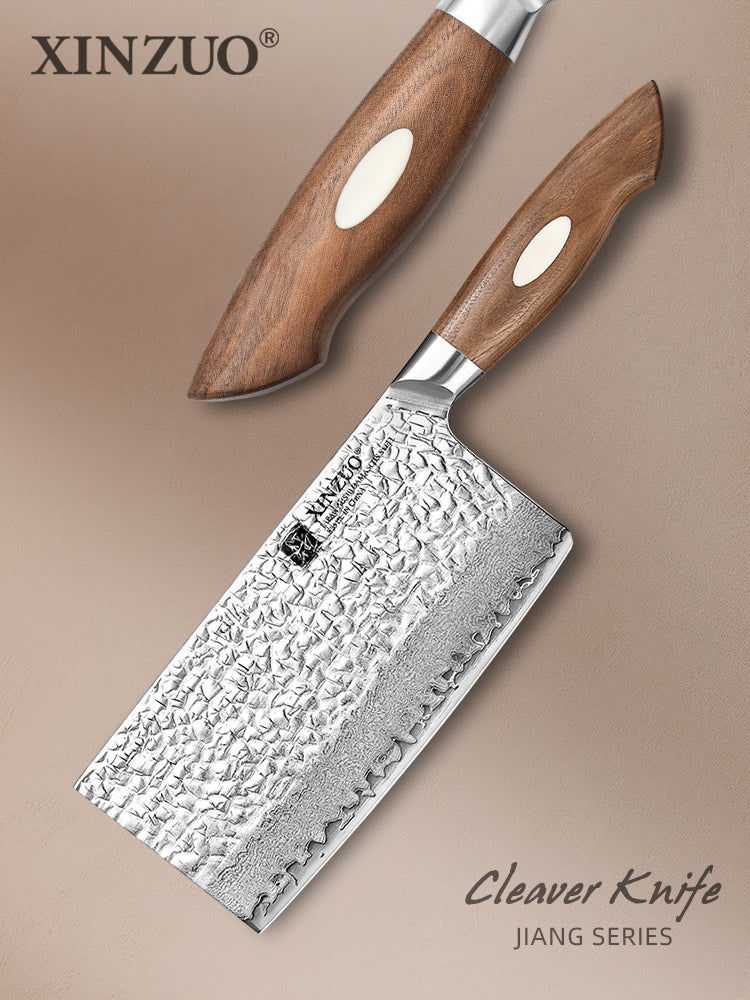 Xinzuo B37S Composite Stainless Steel Kitchen Cleaver Knife with