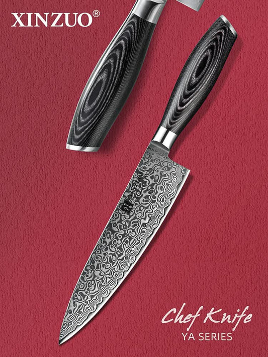 XINZUO 8 Inch 67 Layers Damascus Steel Kitchen Knife/Chef Knife-Ya Series