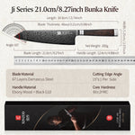 XINZUO Ji Series 8.3" Bunka Knife 67-Layer Damascus Steel for Meat Vegetable Slicing
