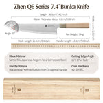 XINZUO 8.5 Inches Kiritsuke Knife/Gyuto Chef knife/Bunka Knife, Japanese Aogami #2 Steel, 62-64HRC, Ergonomic Octagonal Handle, Exquisite Gift-Ready Packaging
