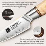 XINZUO Lan Series 3-layer Composite Steel 3.5 inches Paring Knife