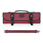 XINZUO Kitchen Knife Roll Bag, Microfiber Leather & Thickened Canvas Knife Storage Wrap with 8 Slots, Portable Wear-resistant Knife Carrier for Professional Chefs Camping Kitchen