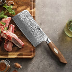 XINZUO 6.5 Inches 67 Layers Damascus Steel Bone Chopper Knife-Jiang Series -Jiang Series