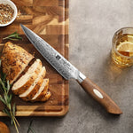 XINZUO 7 Inches 67 Layers Japanese AUS-10 Damascus Steel Multipurpose Knife-Jiang Series