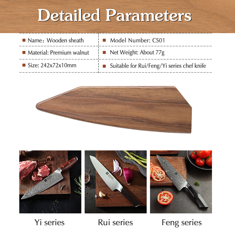 XINZUO Wooden Sheath for Chef Knife