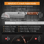 XINZUO YU SERIES 7.3'' Inch Nakiri Knife